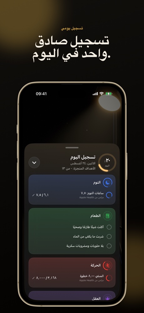 تسجيل صادق واحد في اليوم