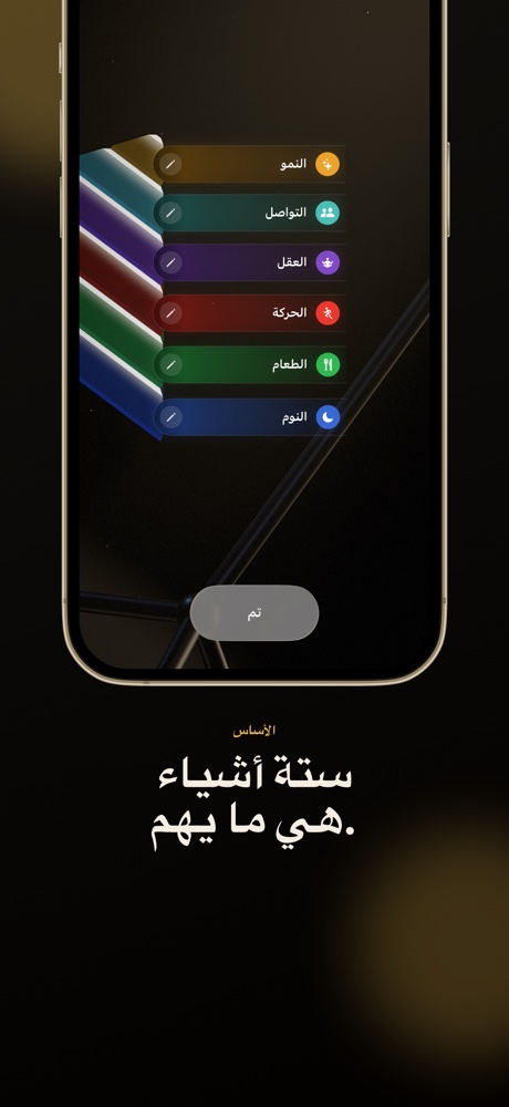ستة أشياء هي ما يهم