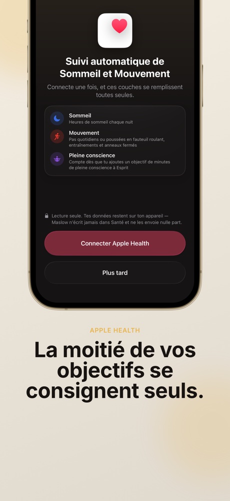 La moitié de vos objectifs se consignent tout seuls