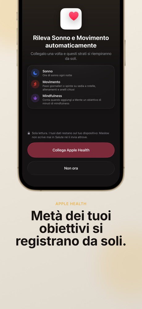 Metà dei tuoi obiettivi si registrano da soli