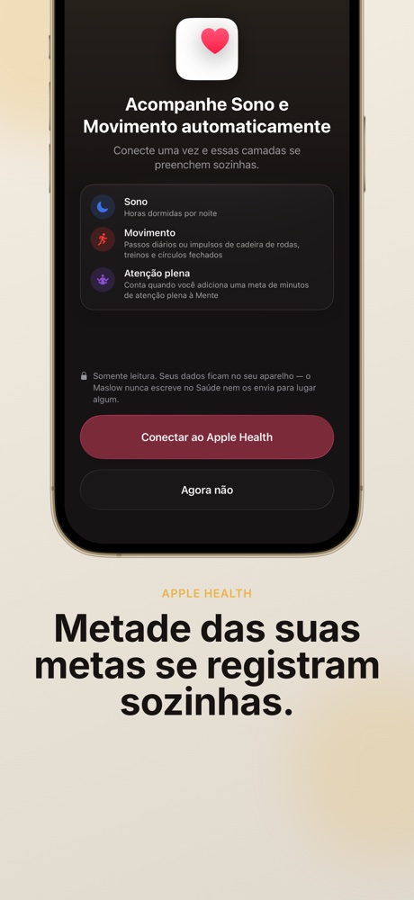 Metade das suas metas se registram sozinhas